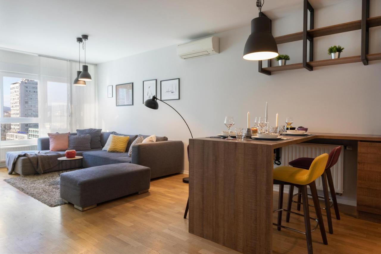 Spacious Apartment In Radnicka Business Zone - Free Parking 자그레브 외부 사진